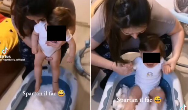 Reacția autorităților, după ce o mamă și-a băgat copilul într-o vană cu zăpadă: „O gravă încălcare a drepturilor copilului” I VIDEO