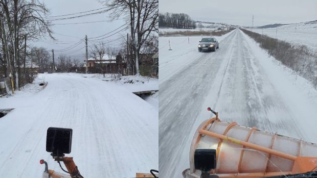 Ninge în mai multe zone din România. Traficul se desfășoară normal. „Vești bune pentru iubitorii de zăpadă” | VIDEO