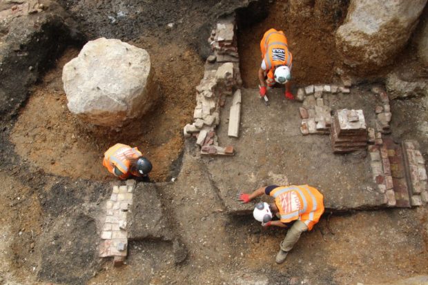 O bazilică romană veche de 2.000 de ani, descoperită sub un bloc de birouri din Londra