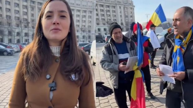 Ceartă între susținătorii lui Călin Georgescu și șefa POT, Anamaria Gavrilă, la protestul organizat sâmbătă: „A venit intenționat să facă scandal”