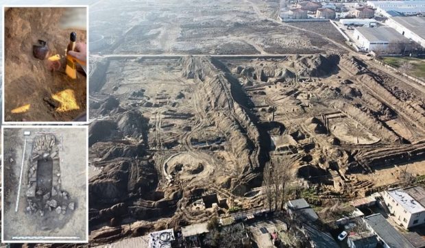 Descoperiri arheologice spectaculoase în spatele Gării Constanța: Necropolă romană și drum roman descoperite pe terenul unui proiect imobiliar de 800 milioane de euro | VIDEO