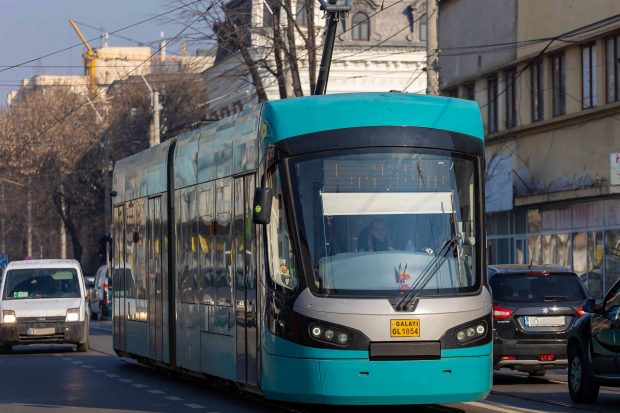 Cum arată noile tramvaie din Galați: „Moderne, produse în România”