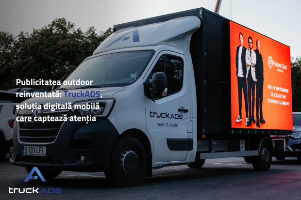 Publicitatea outdoor reinventată: TruckADS, soluția digitală mobilă care captează atenția