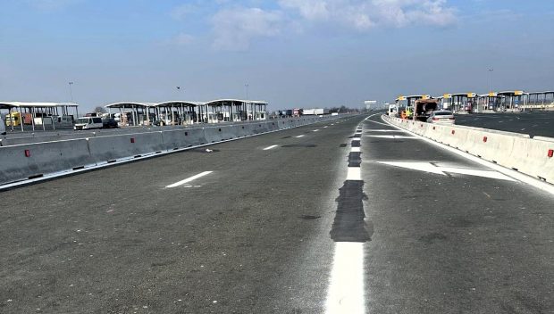 S-a modificat circulația pe autostrada A1, la fosta frontieră Nădlac: „Flux de trafic continuu”