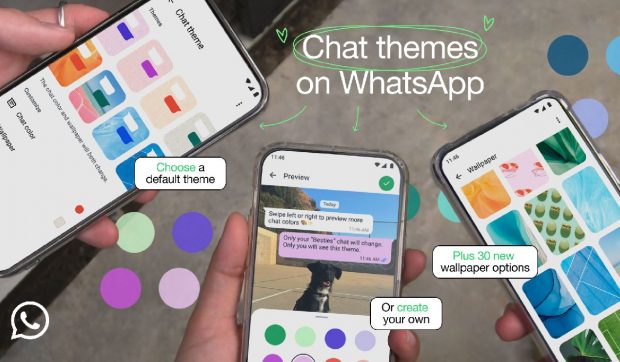 WhatsApp introduce noi teme colorate și opțiuni de personalizare pentru conversații. Când vor fi disponibile și cum le activezi