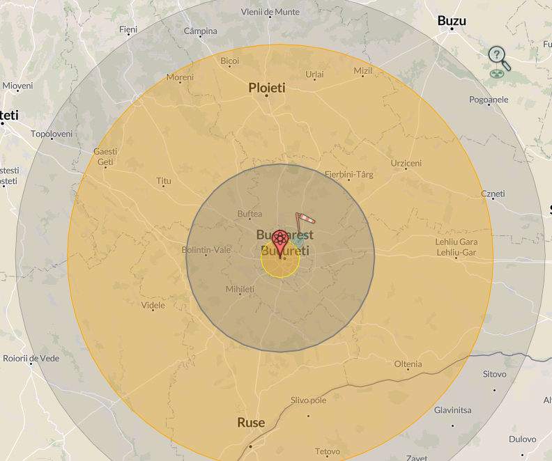 Ce s-ar întâmpla dacă Bucureștiul ar fi lovit cu „Bomba Țarului” rusească. Simulare cu instrumentul creat de un profesor american de știință și arme nucleare