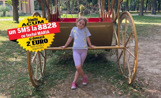 Maria are nevoie de 140.000 de euro pentru o proteză inteligentă. Victimă a unui cumplit accident rutier, fetiței de 8 ani i-a fost amputat piciorul stâng