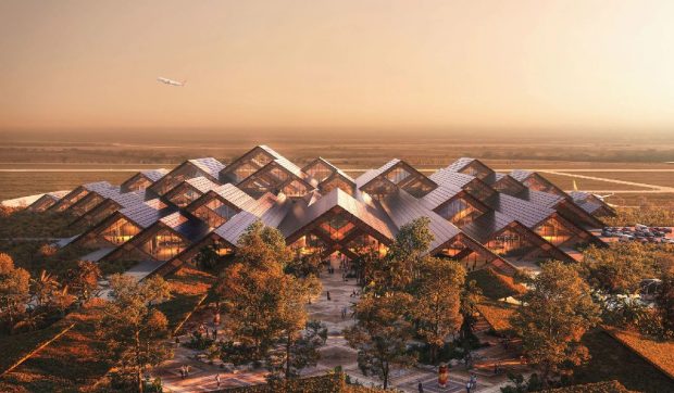 Cum va arăta aeroportul de „mindfulness” din Bhutan, o mică țară din Munții Himalaya, și cum se îmbină proiectul cu tradiționalismul și natura