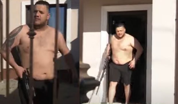 Unul dintre influencerii lui Călin Georgescu a ieșit după percheziții pe jumătate dezbrăcat și cu o armă de jucărie: „L-au căutat pe domnul Georgescu la mine în sertare”