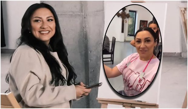 Imagine Stire Ce s-a întâmplat după ce Andra a intrat într-un atelier de pictură. Mama lui Cătălin Măruță s-a implicat | 2review.ro
