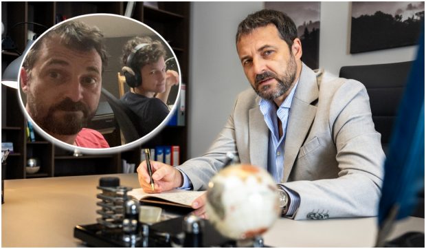 Imagine Stire Andrei Aradits, dezvăluiri despre relația pe care o are cu fiul său, Eric. Ce a negociat actorul cu Antena 1 | EXCLUSIV | 2review.ro