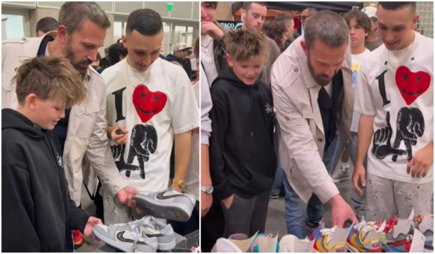 Imagine Stire Reacția lui Ben Affleck când fiul său i-a cerut o pereche de adidași de 6.000 de dolari. Trucul folosit la cumpărături | 2review.ro