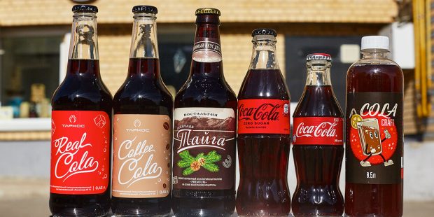 Coca-Cola, falsificată în Osetia de Sud și vândută în Rusia ca „marcă înregistrată”. Urmează Fanta și Sprite
