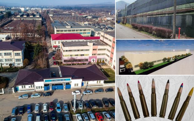Proiect de anvergură în industria de armament a României: hală de 9 milioane de euro la Cugir, unde vor fi produse cartușe pentru arme de tip NATO