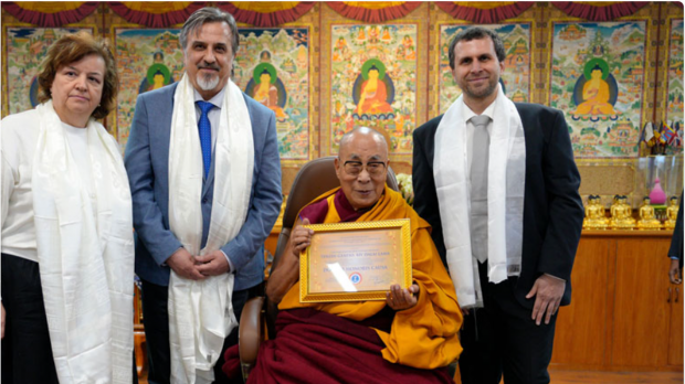 Dalai Lama, Doctor Honoris Causa al Universităţii Danubius din Galaţi
