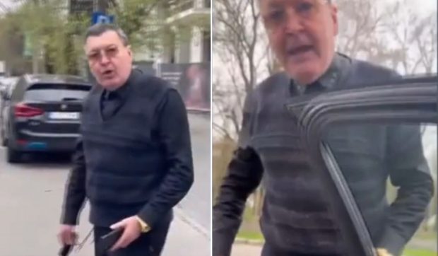 Milionarul Dan Nicorescu, filmat când agresează o femeie, supărat că a parcat în fața casei lui. A fost audiat la Poliție