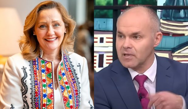 Imagine Stire Elena Lasconi, caracterizată de Daniel Funeriu în emisiunea „La Măruță”: „O doamnă și-a asumat această competiție foarte dură” | 2review.ro