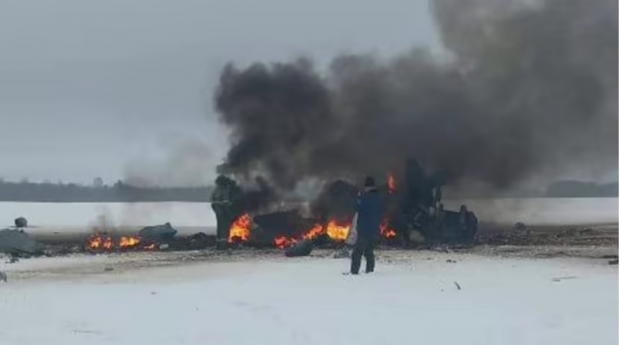 Un elicopter militar s-a prăbușit în Rusia, în timpul unui antrenament. Echipajul a murit
