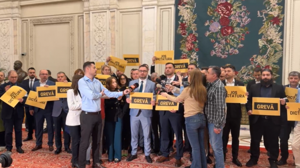Ce înseamnă greva parlamentară pe care deputații și senatorii AUR au declarat-o după respingerea candidaturii lui Călin Georgescu