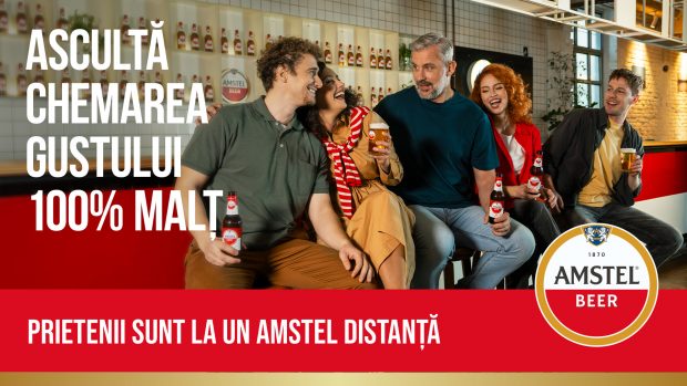 HEINEKEN ROMÂNIA introduce în portofoliul său Amstel®, marca de bere cu o istorie de peste 150 de ani și o puternică reputație internațională