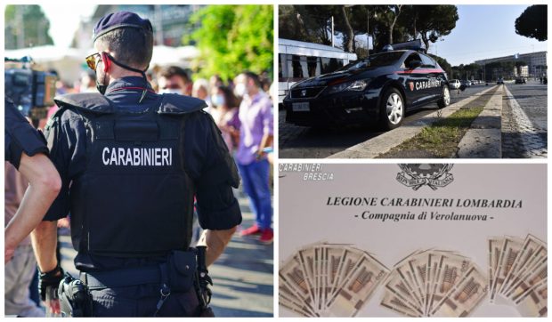Metoda prin care patru români din Italia încercau să păcălească șoferii să le schimbe bancnote care nu mai erau valabile cu euro