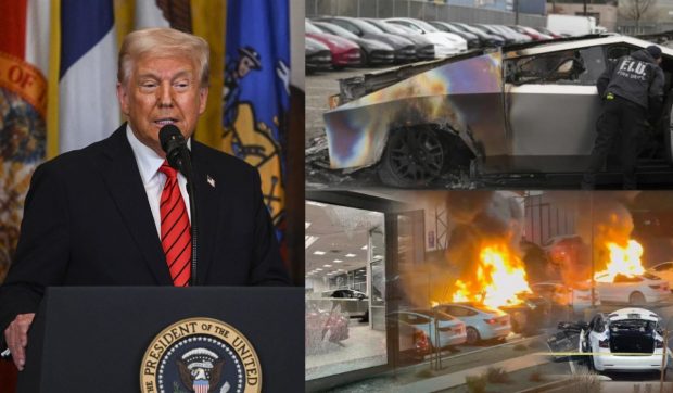 Donald Trump, amenințare fără precedent pentru cei care vandalizează mașini Tesla: „Vă căutăm!”