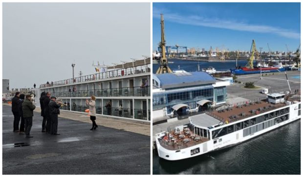 Sezonul de croaziere în Portul Constanța, deschis sâmbătă de nava Viking Rinda. La bord se află turiști din SUA, Australia şi Canada