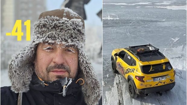 Un român a mers cu un Duster 53 de zile și a ajuns în cel mai rece oraș din lume. Suma surprinzător de mică pe care a plătit-o pe drumul de 26.000 km dus-întors și cazări