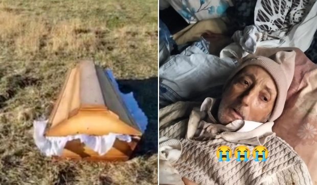 Sicriul unui bărbat a fost abandonat, pe câmp, în noroi, în Vaslui. De ce a refuzat preotul să-l îngroape: „L-a văzut făcând cruce precum catolicii”