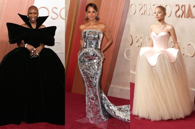 Vedete la Premiile Oscar 2025. Ținute impresionante pe covorul roșu. Actrița Halle Berry a purtat o rochie-oglindă