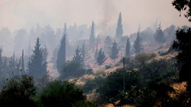 Incendii violente în Israel, lângă Ierusalim. Benjamin Netanyahu vrea să ceară ajutor din străinătate