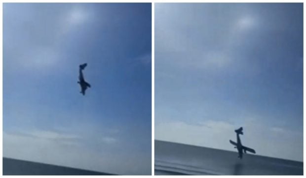 Momentul în care un avion al poliției se prăbușește în mare în Thailanda. Cel puțin cinci oameni au murit I VIDEO 