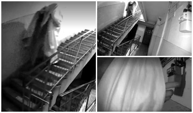 Îndrăgostit de vecina sa din bloc, un bărbat din Craiova a recurs la un gest neașteptat să o cucerească: s-a costumat în „fantomă” și i-a distrus camera de supraveghere