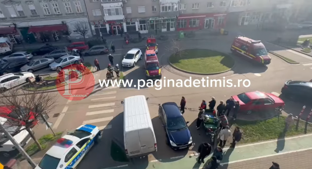 Un bărbat din Timișoara s-a aruncat de pe o clădire cu trei etaje | VIDEO