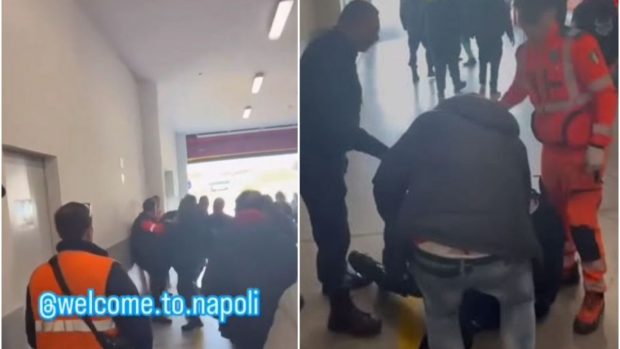 Bătaie ca în filme la Napoli între două echipaje de ambulanță. Ce a iscat conflictul violent