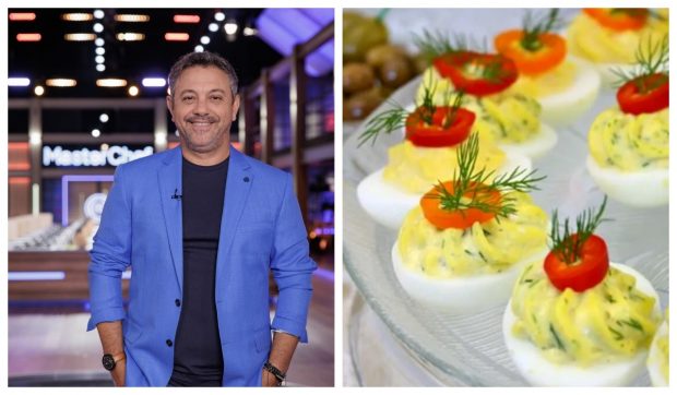 Imagine Stire Rețeta de ouă umplute recomandată de chef Sorin Bontea. „Toată lumea le adoră, de la cei mai mici, la cei mai mari” | 2review.ro