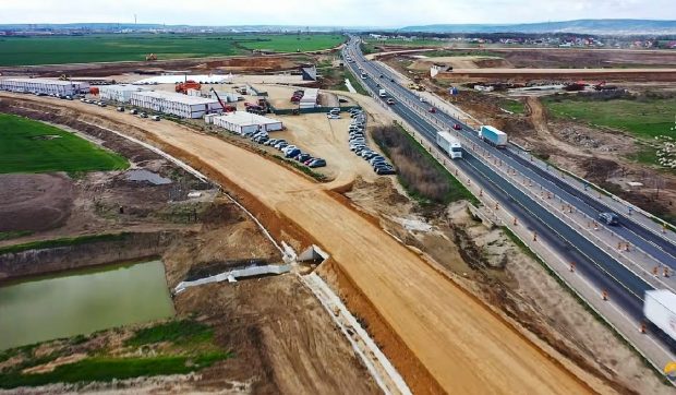 Trafic restricționat pe Autostrada A1, pentru lucrări la pasajul care o leagă de Drumul Expres Craiova-Pitești
