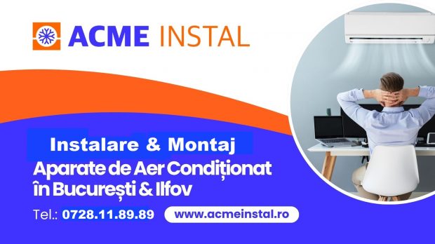 Aerul condiționat – necesitate de sezon și confort pe termen lung. Află de ce tot mai mulți bucureșteni aleg montaj profesionist cu ACME INSTAL