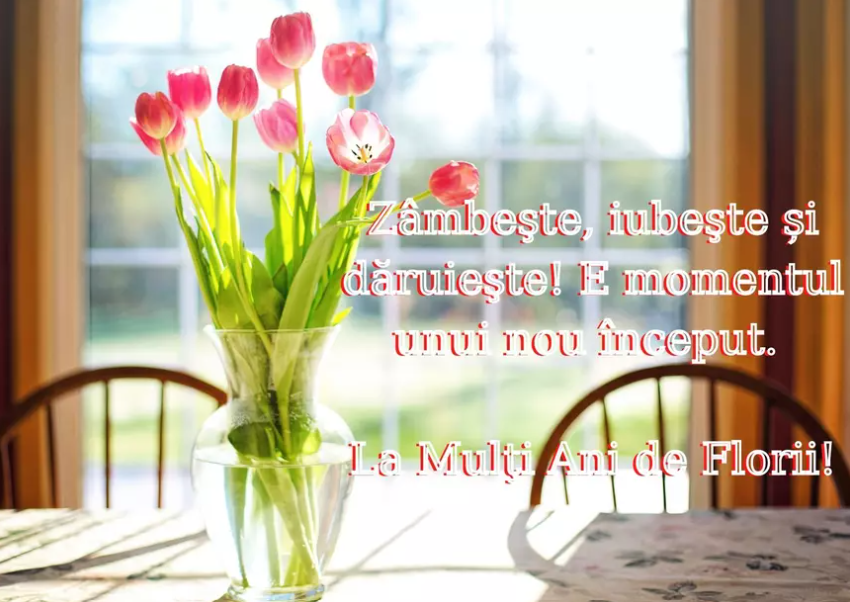 Mesaje de La mulți ani de Florii 2025