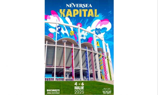 Neversea Kapital – între 4 și 6 iulie, pe Arena Națională din Capitală