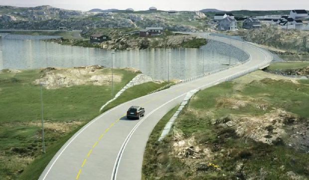 Norvegia construiește o autostradă submarină, sub fiordurile sale: va avea două sensuri giratorii  la 260 m sub nivelul mării