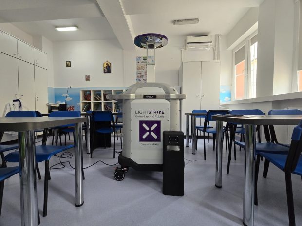 Dezinfecția în Spitalul de Pediatrie Ploiești se face cu roboți. Cum transformă tehnologia siguranța copiilor