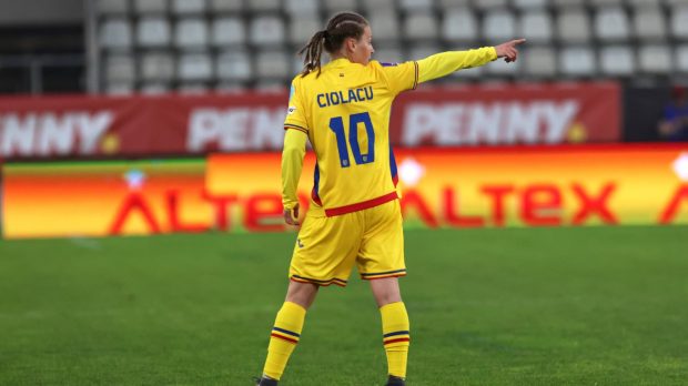 România a remizat cu Irlanda de Nord la fotbal feminin, în Liga Națiunilor. Golul „tricolorelor”, marcat de Ciolacu