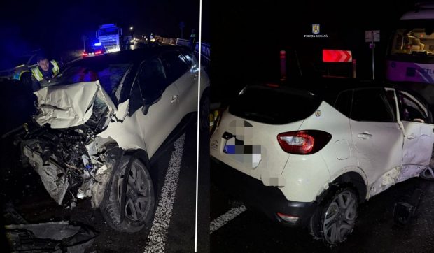 Șoferiță moartă pe loc în mașina pe care o furase și în care mai înainte a tras poliția, în Caraș-Severin