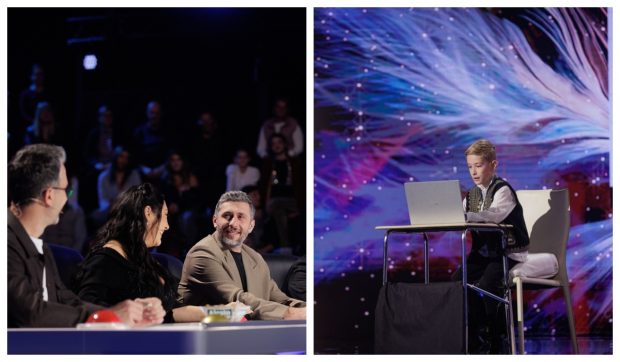 Imagine Stire Românii au talent 4 aprilie 2025. Ștefan Lemnaru, în vârstă de 9 ani, a lăsat juriul fără cuvinte, cu un număr de aritmetică mentală | 2review.ro
