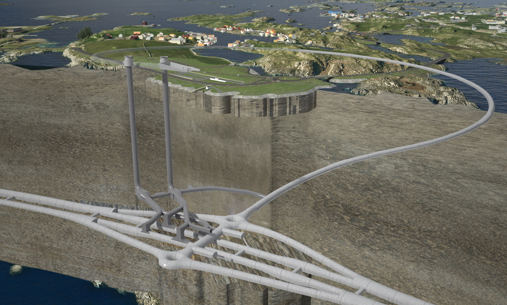 Norvegia construiește o autostradă submarină, sub fiordurile sale: va avea două sensuri giratorii la 260 m sub nivelul mării