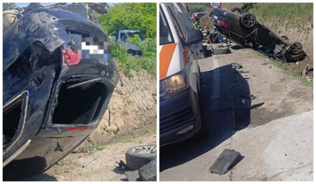Accident rutier cu 7 victime în comuna Corbița, Vrancea