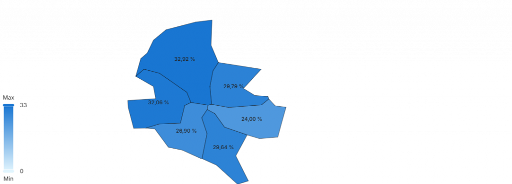 Live Text prezenţa la vot la alegerile prezidenţiale 2025, turul 2 - Imagine cu prezenţa la vot în Bucureşti, la ora 13.00.