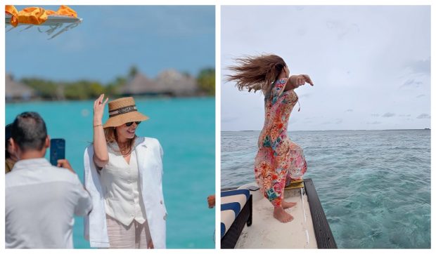 Imagine Stire Imagini rare cu Iulia Vântur în Maldive. Vedeta a fost invitată la o nuntă. Cum arată camera în care a fost cazată iubita lui Salman Khan | 2review.ro
