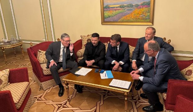 Ce i-au transmis liderii europeni și Volodimir Zelenski lui Donald Trump, de la Kiev: „O convorbire fructuoasă”